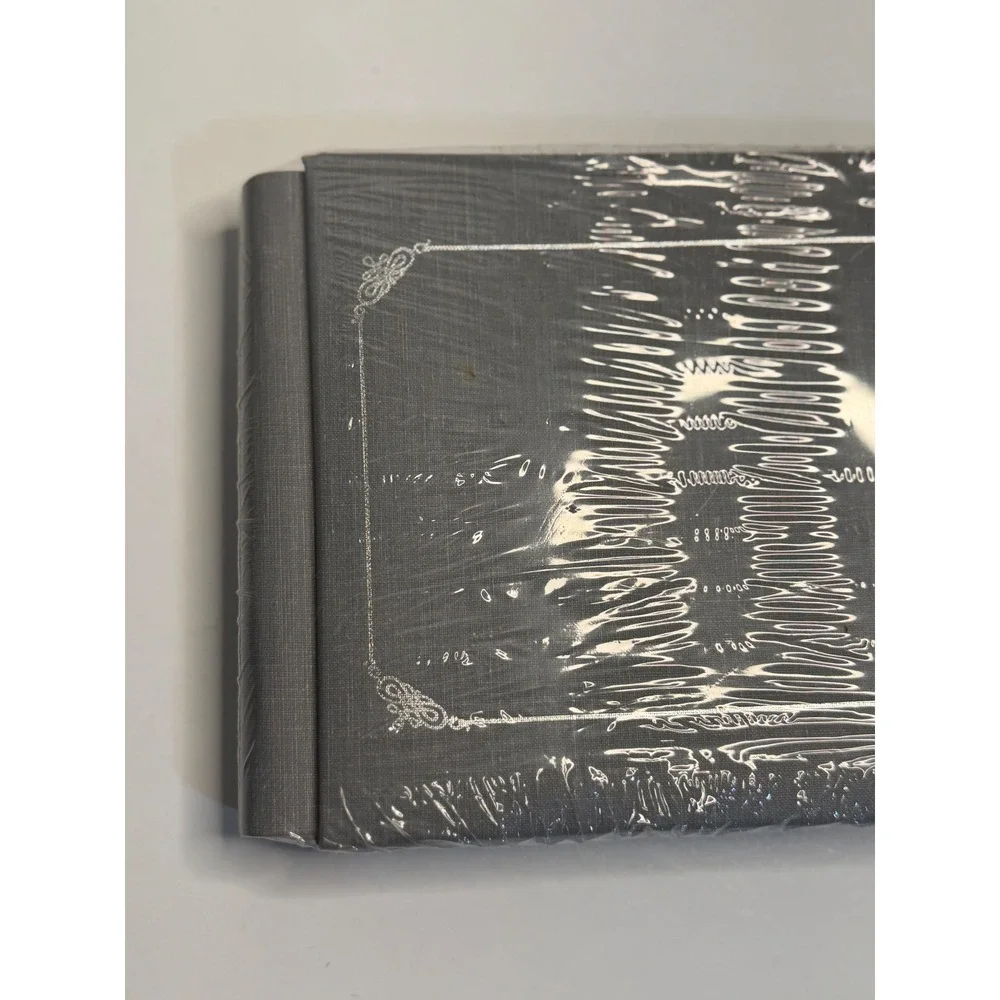Creative Memories Scrapbook Gray Silver‎ Border Linen Texture New Sealed Album